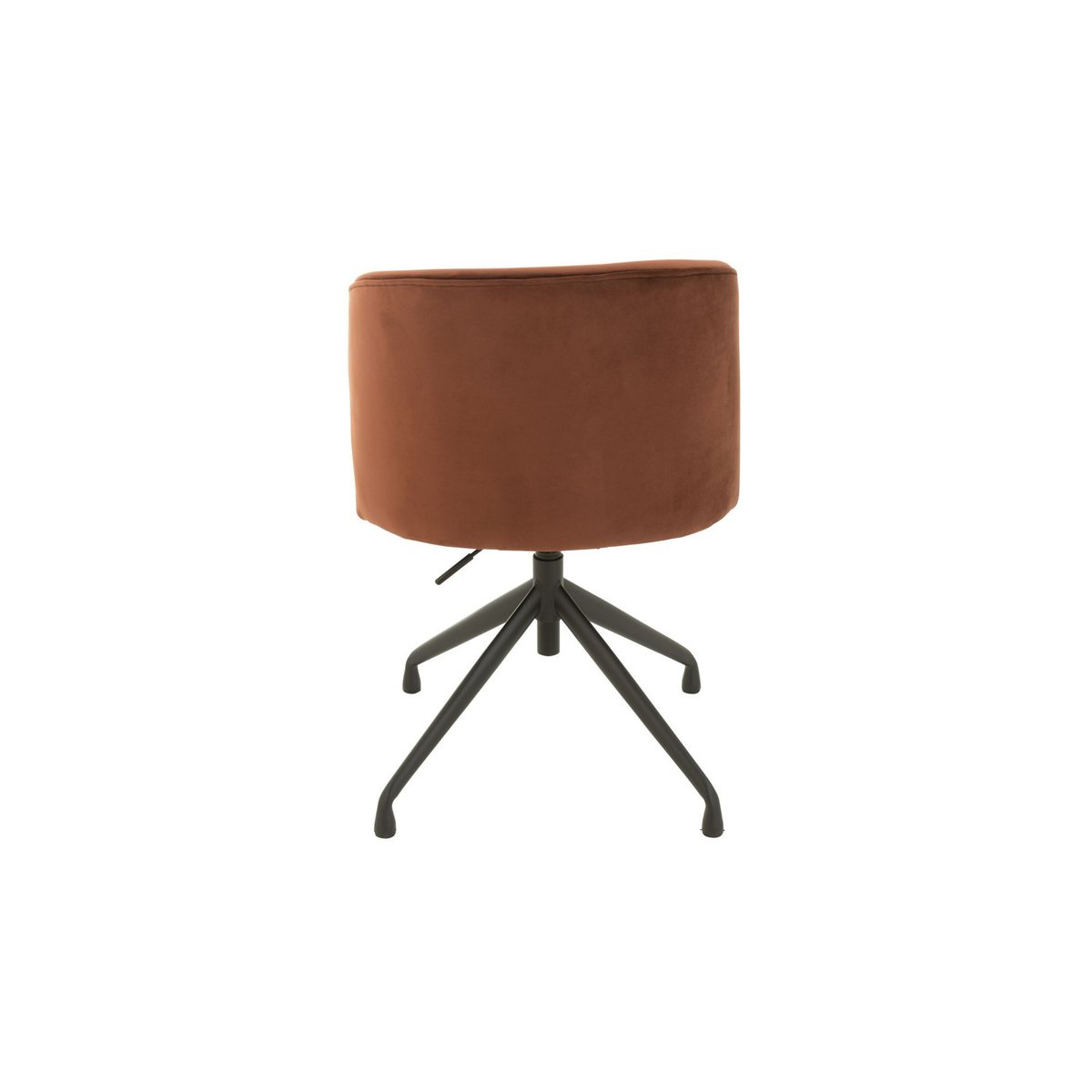Chaises pivotantes réglables en hauteur velours (lot de 2) - MIA marron, HELLIN, DEPUIS 1862