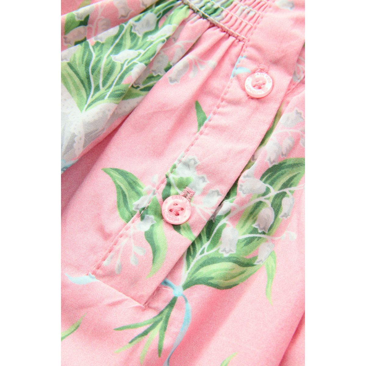 Barboteuse brodée bébé cath kidston rose motif fleurs, NEXT