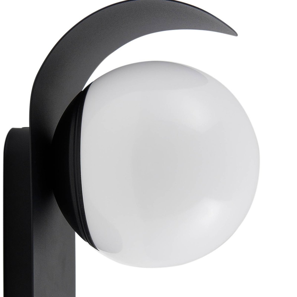 Applique extérieure en aluminium moderneLED noir, blanc, LINDBY