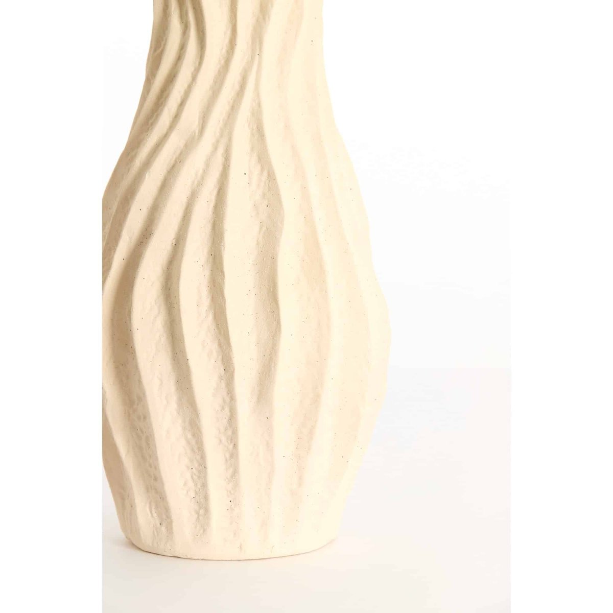 Vase Céramique VANIA blanc, LIGHT & LIVING