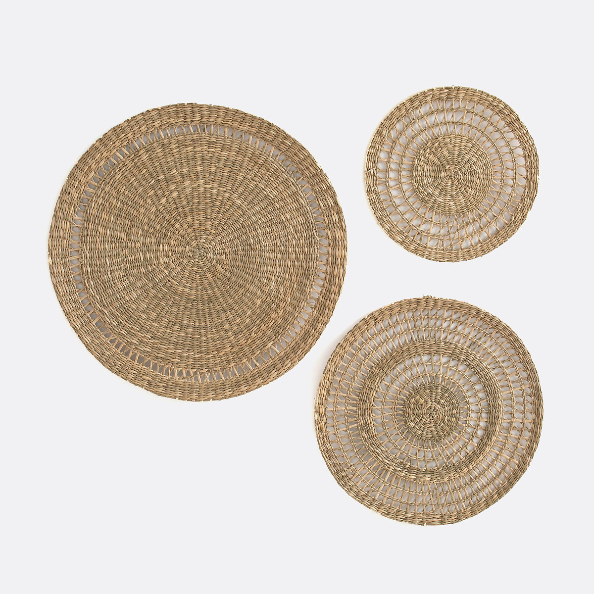 Lot de 3 décorations murales, Jutlo naturel, LA REDOUTE INTERIEURS