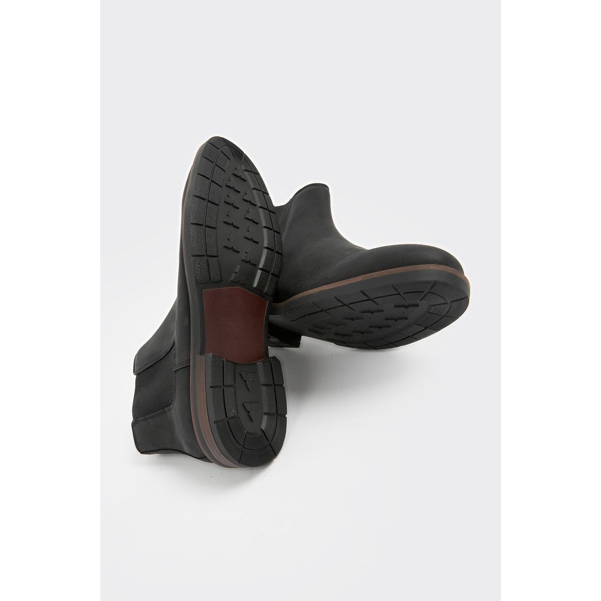 Bottines chelsea ciré noir, NEXT