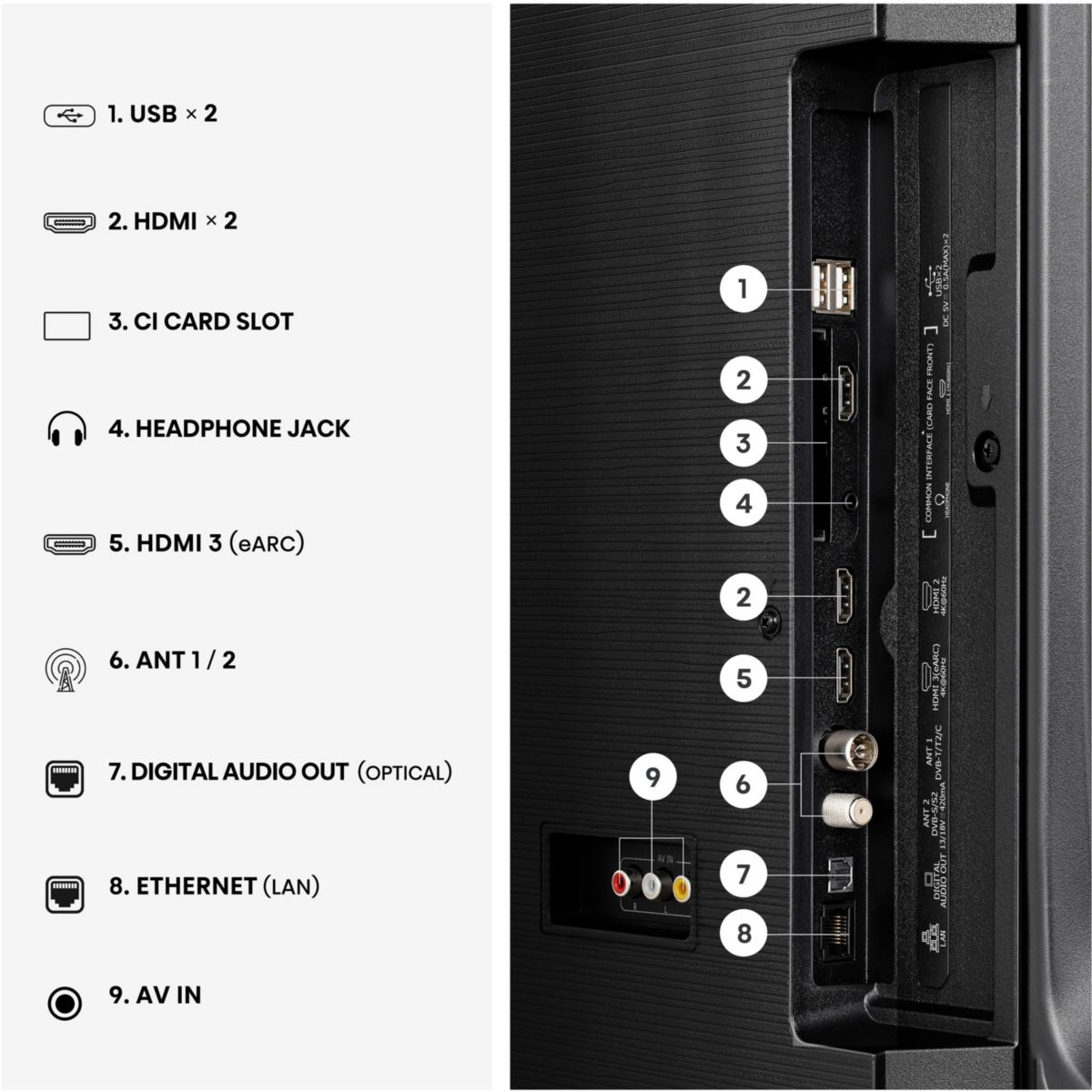 TV QLED 43E7S (2026) 43" (108 cm) couleur unique, HISENSE