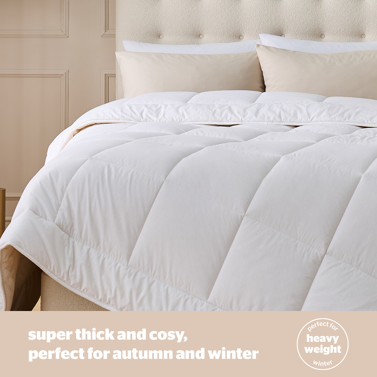 Natural Wool Heavyweight All Season Duvet white, SILENTNIGHT