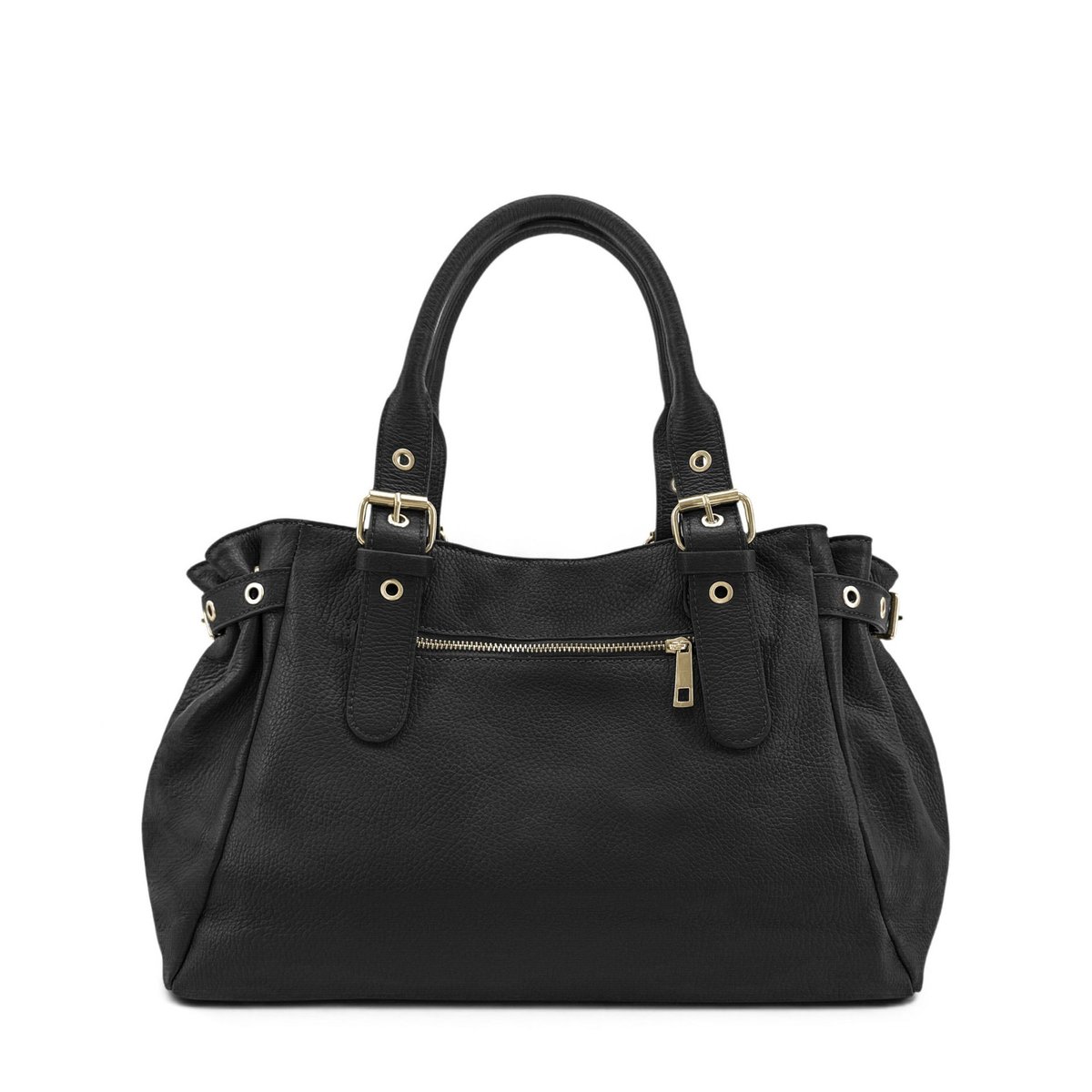 Sac bowling en cuir grainé URBAN PRINCESS noir, OH MY BAG