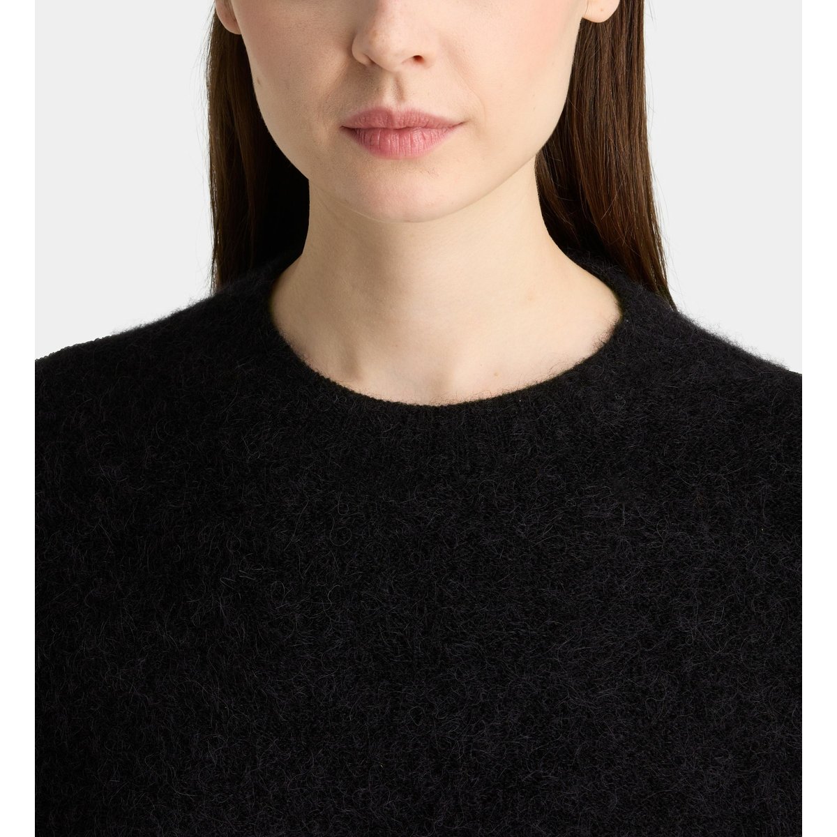 Pull ample taro maille mousseuse noir, GALERIES LAFAYETTE