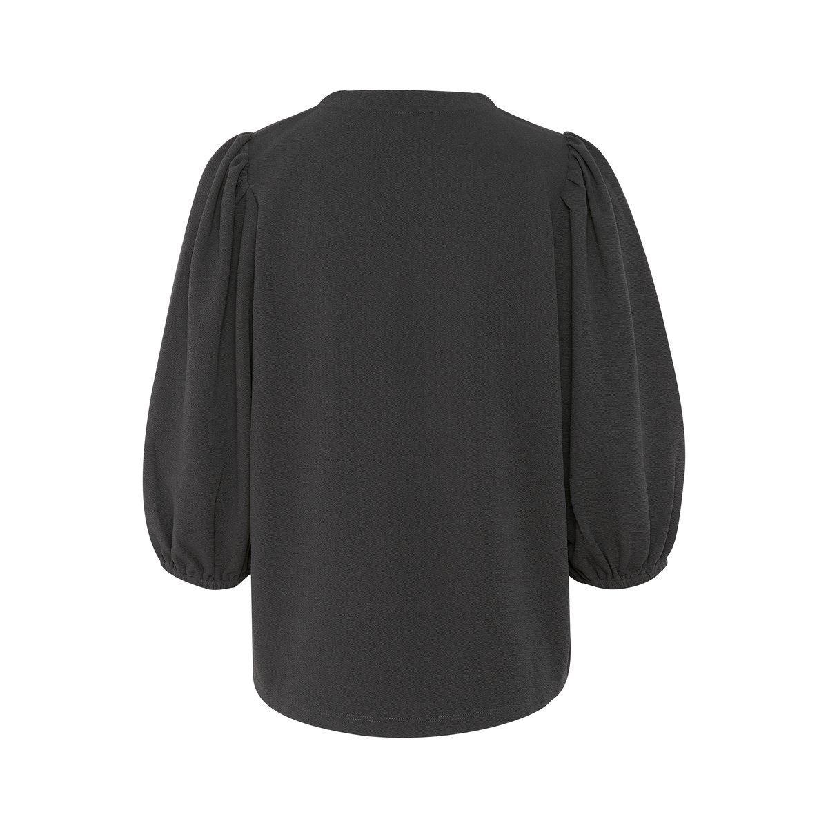 Long sleeved T-shirt noir black oyster, KAFFE