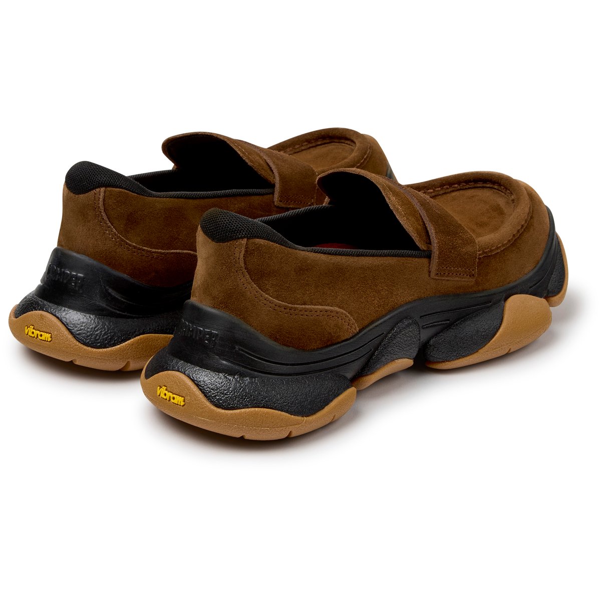 Mocassins Karst 2 Suede Leather brun moyen 004, CAMPER