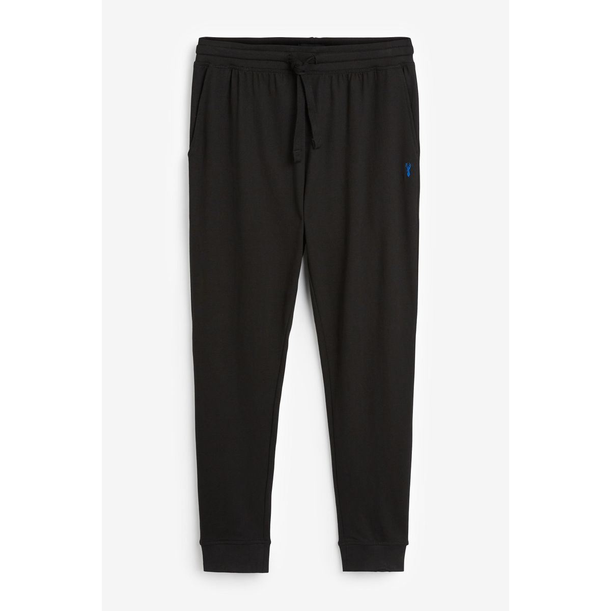 Pantalon de jogging slim à ourlets élastiques noir, NEXT