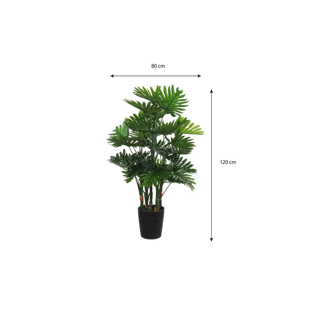 Plante artificielle PHILODENDRON vert, MICA DECORATIONS