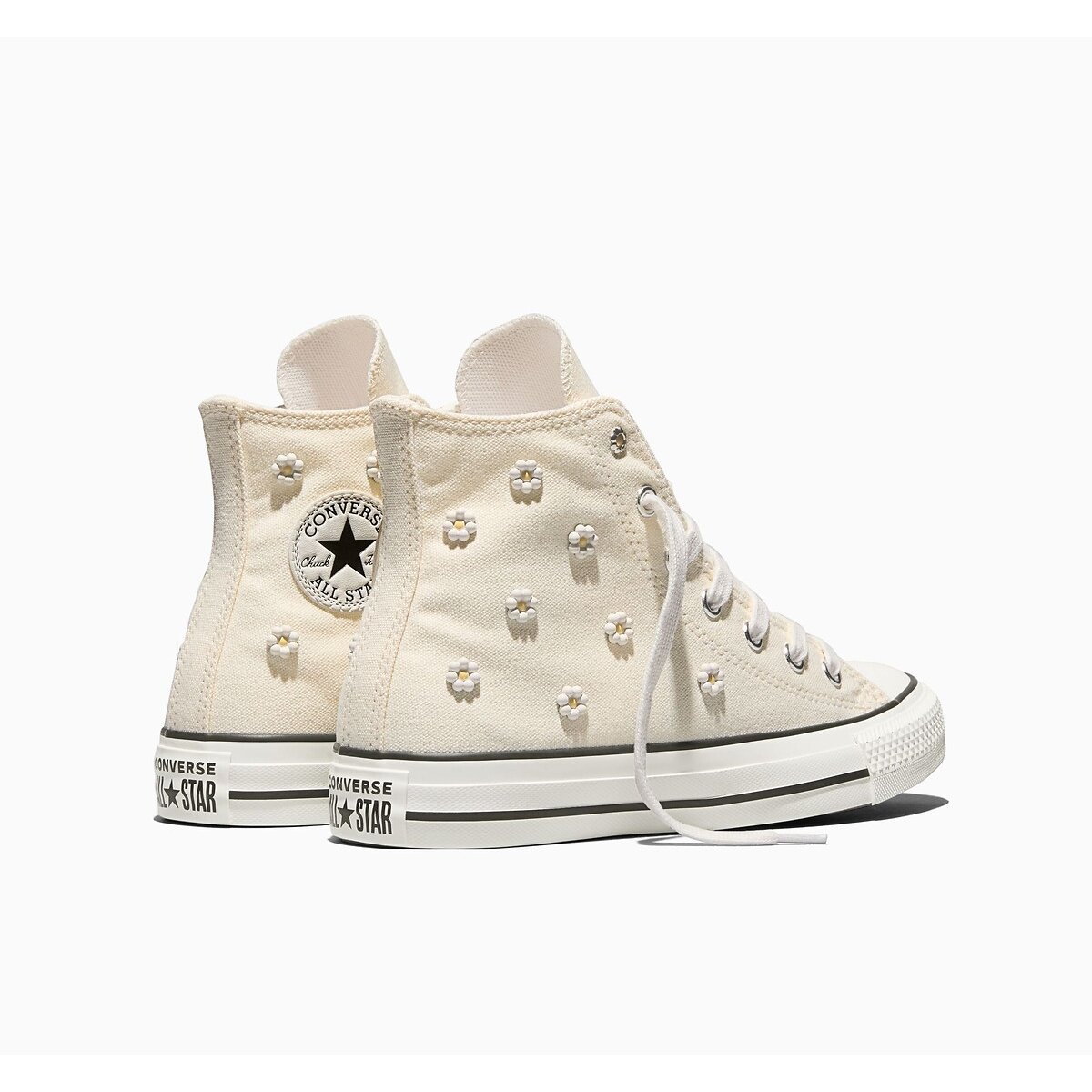 Kids Chuck Taylor All Star Beading Trainers ecru , CONVERSE