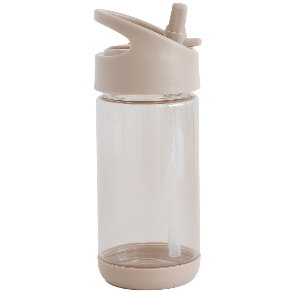 Gourde en plastique recyclé beige, 3 SPROUTS