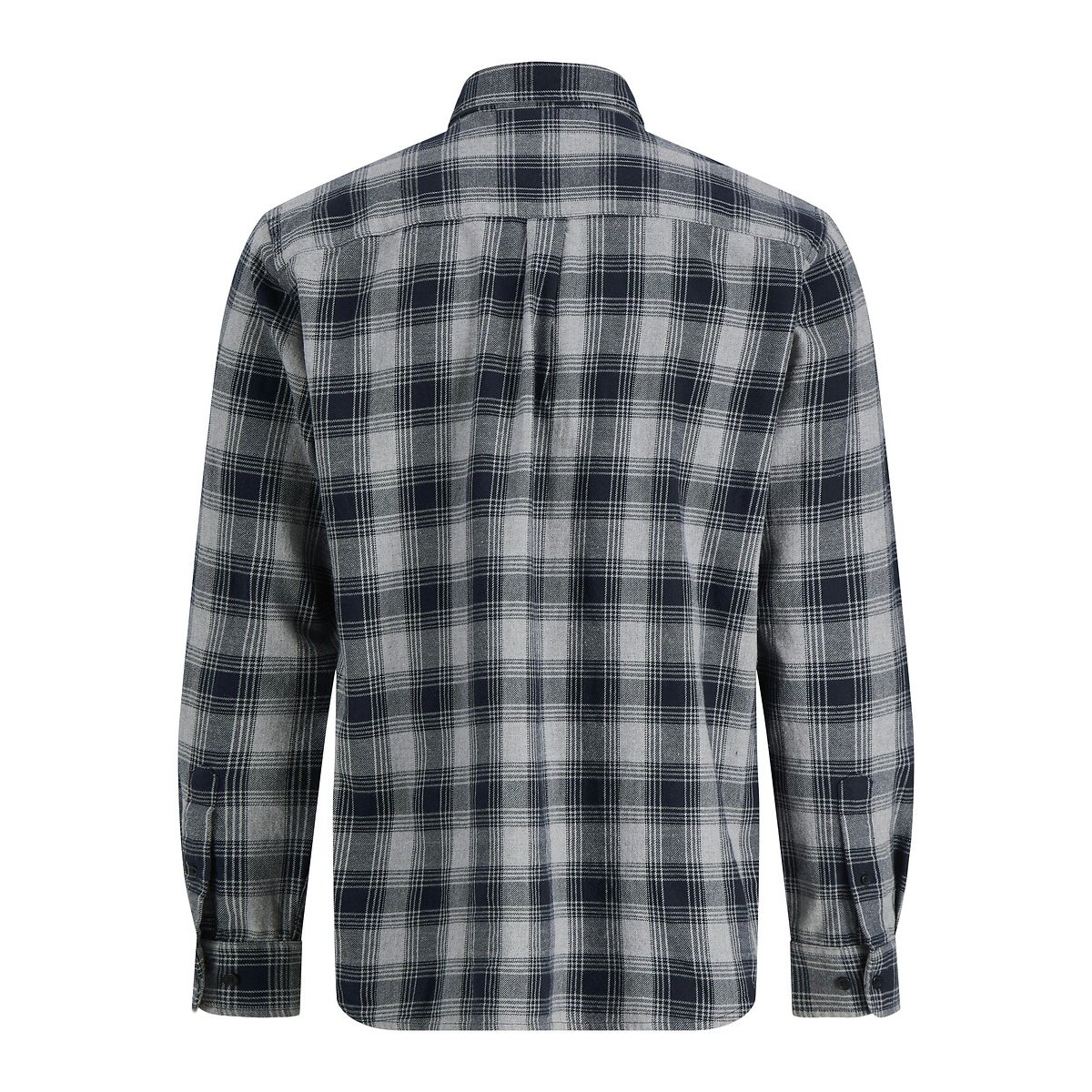 Geruit hemd met lange mouwen geruit marine, JACK & JONES