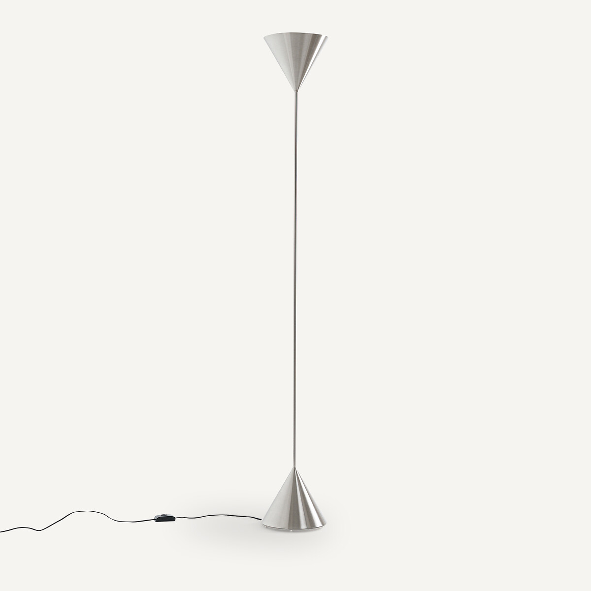 Lampadaire double cône, nickel brossé, Moke nickel brossé, AM.PM