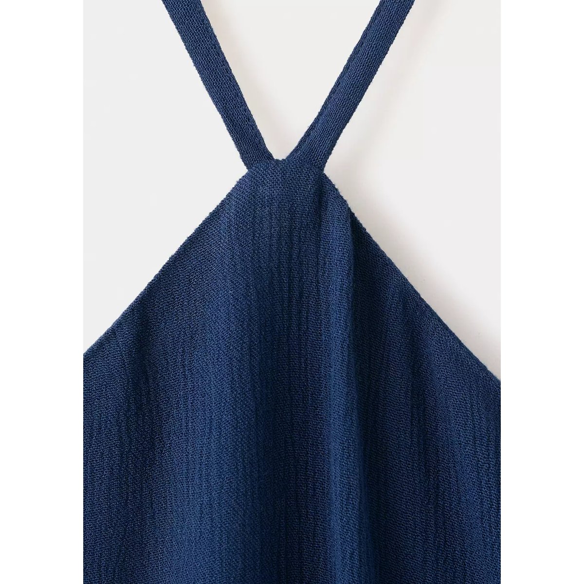 Robe courte emmanchures américaines bleu marine, MANGO TEEN