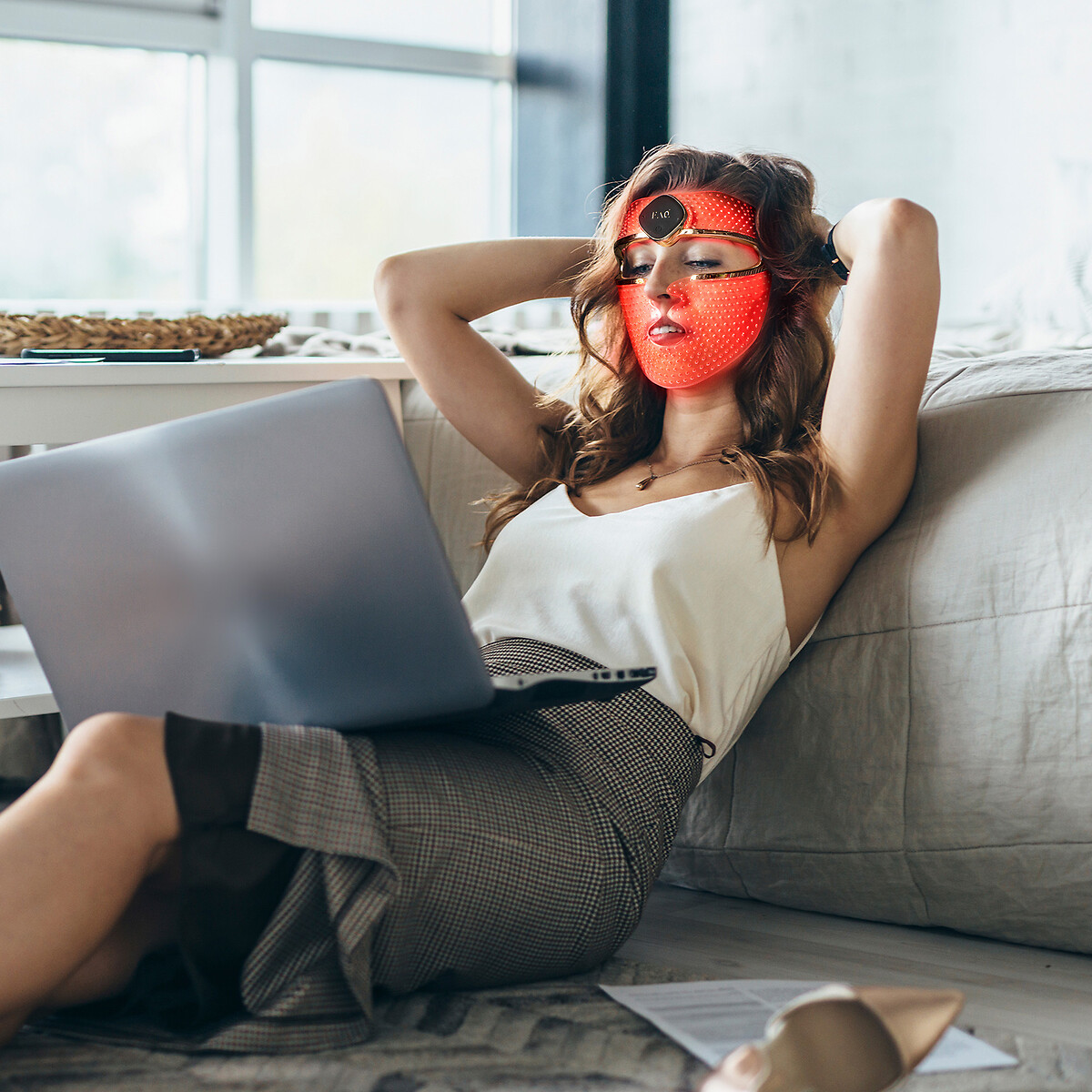 Masque LED facial FAQ 202 transparent, FOREO