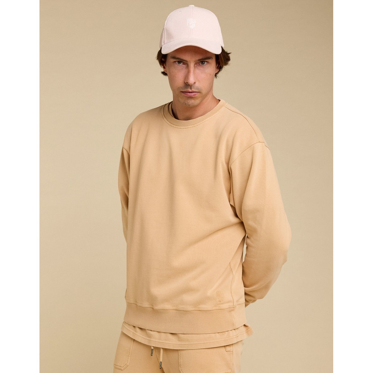 SWEAT APRICOT jaune, PULLIN