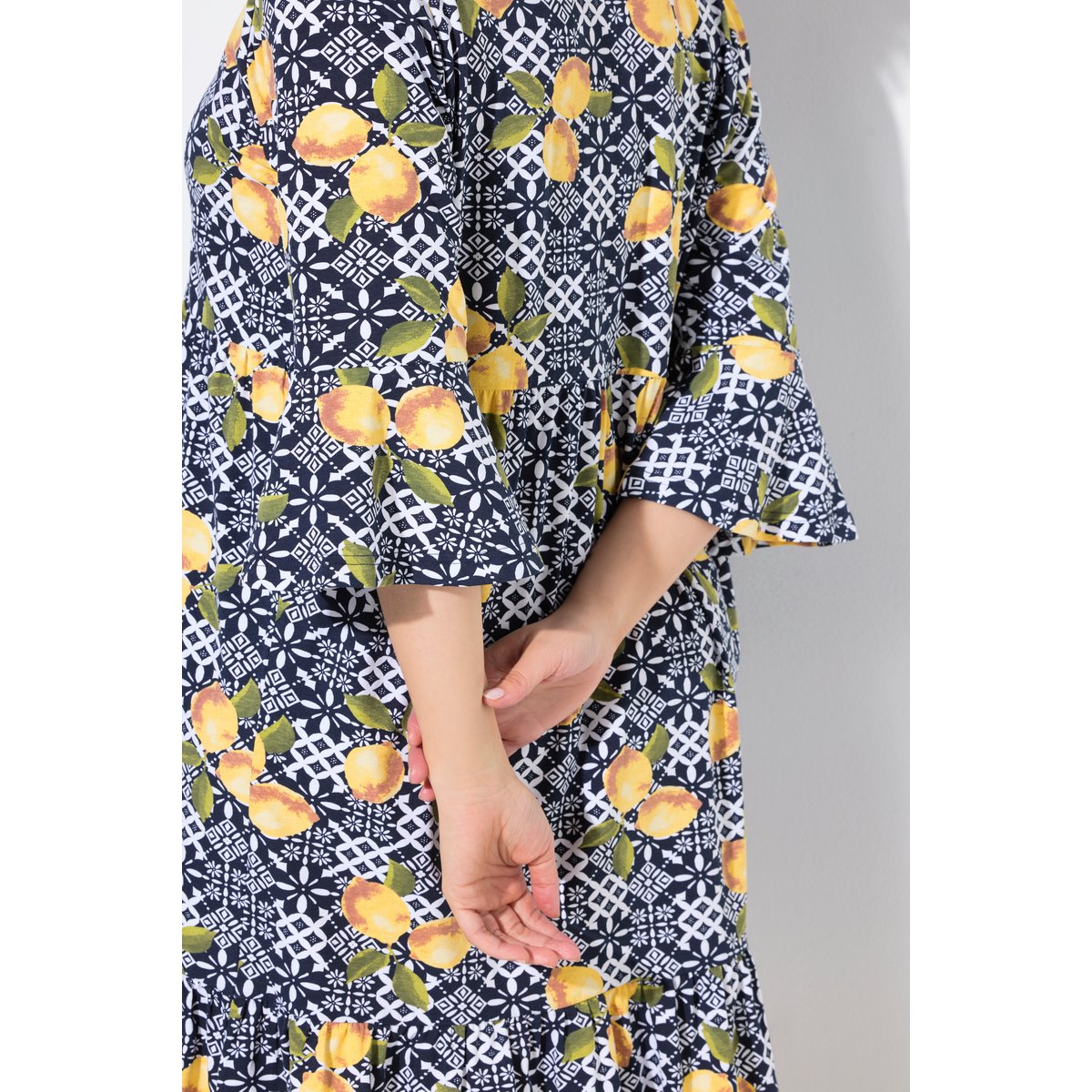 Robe en jersey marine, ULLA POPKEN