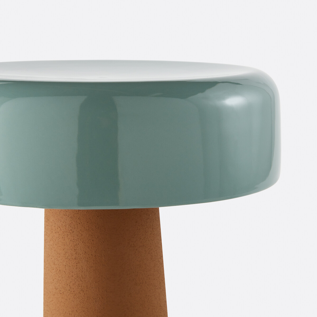 Ceramic Table Lamp Jimna grey green/caramel, LA REDOUTE INTERIEURS