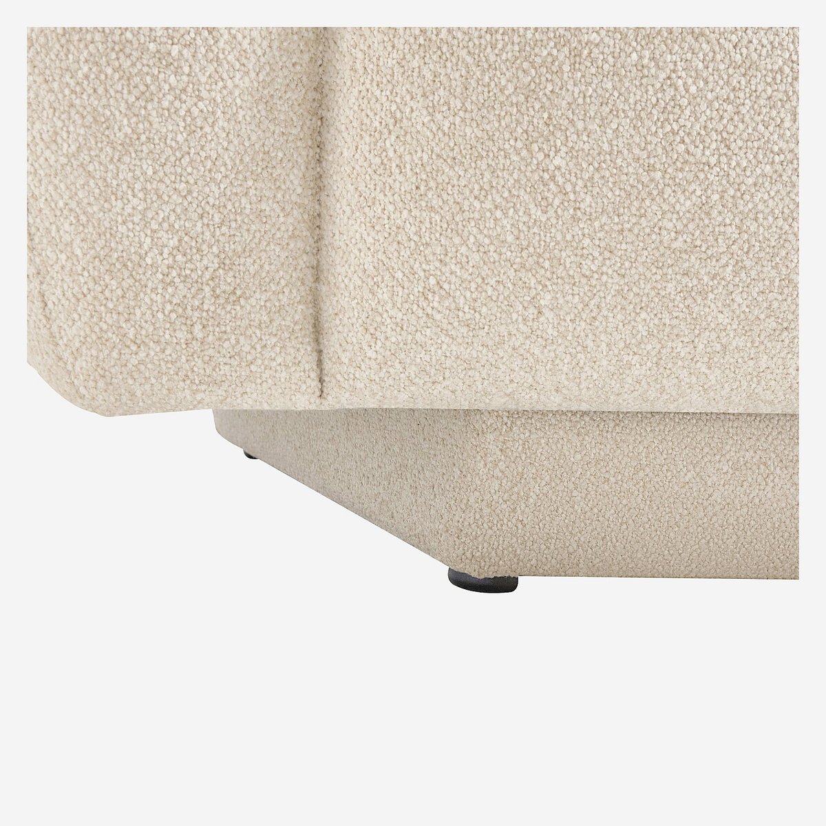 Canapé en tissu texturé AUSTIN beige, HABITAT