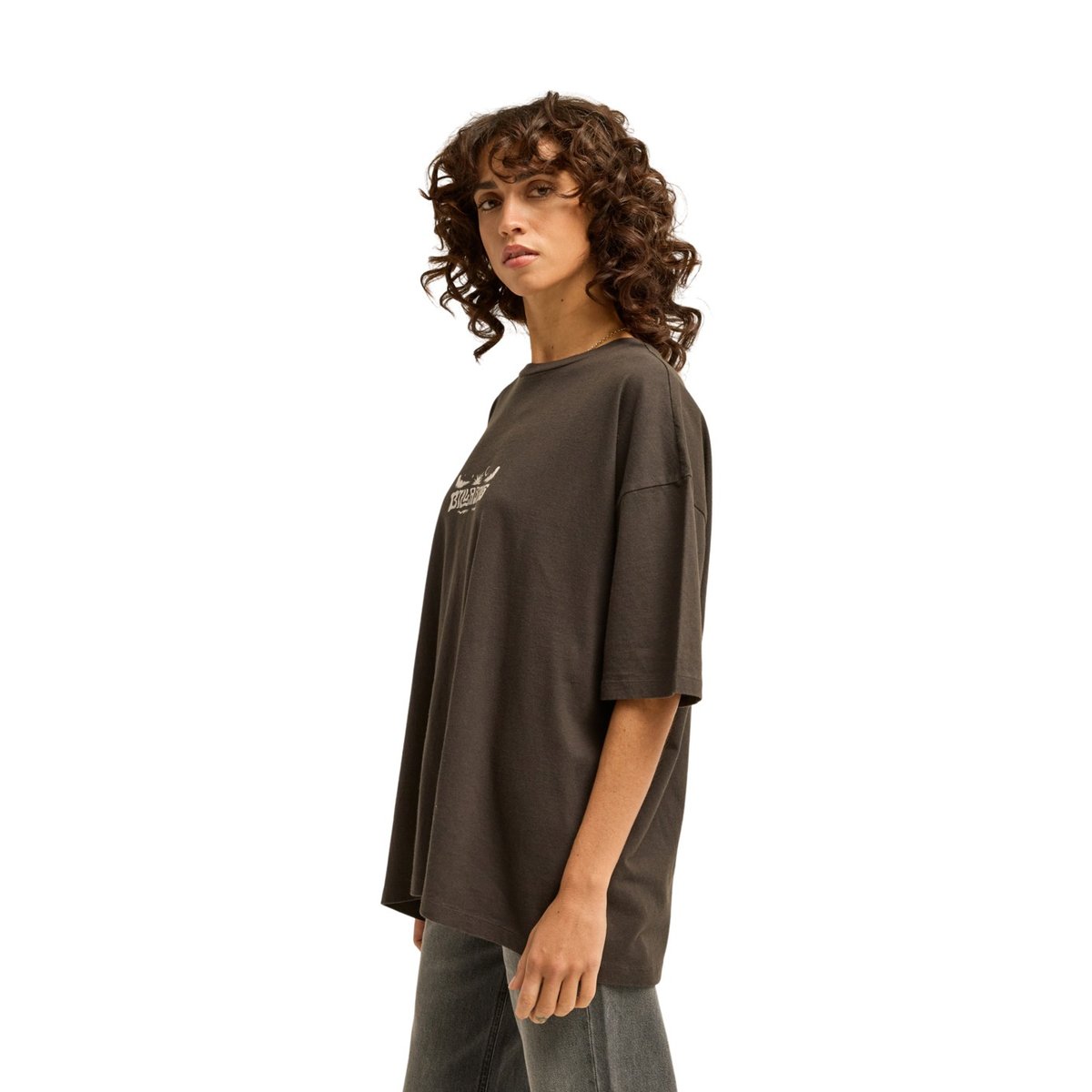T-shirt oversize TROPICAL FILMORE noir off black, BILLABONG