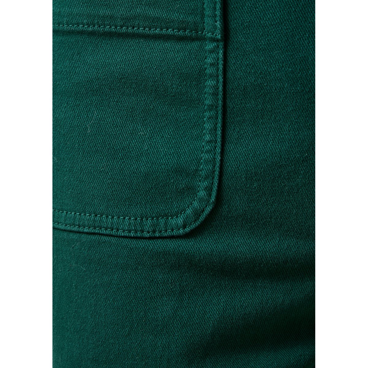 Jean bootcut en coton biologique vert imperial, LA FEE MARABOUTEE