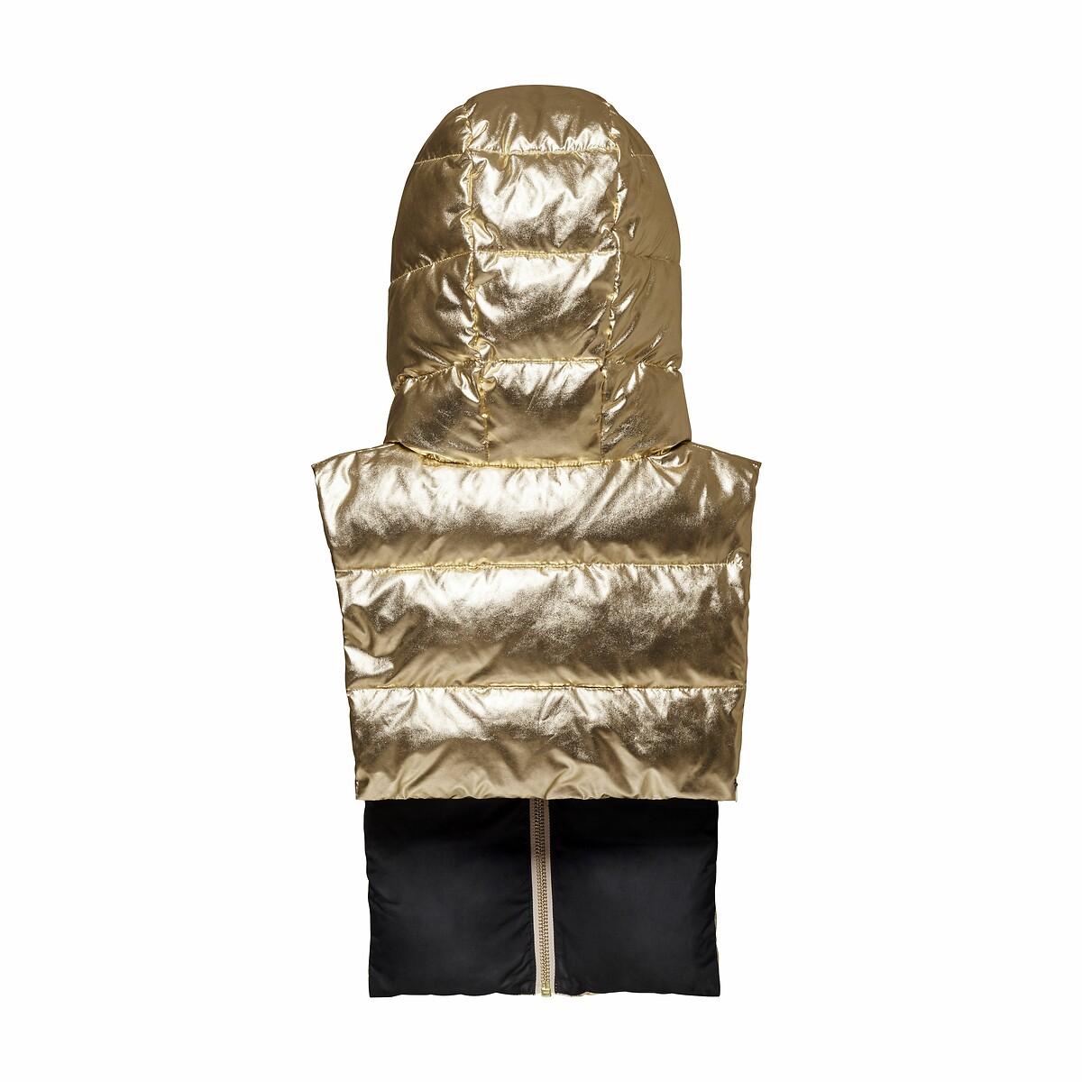 Capuche doudoune réversible, unisexe doré, FUDOON