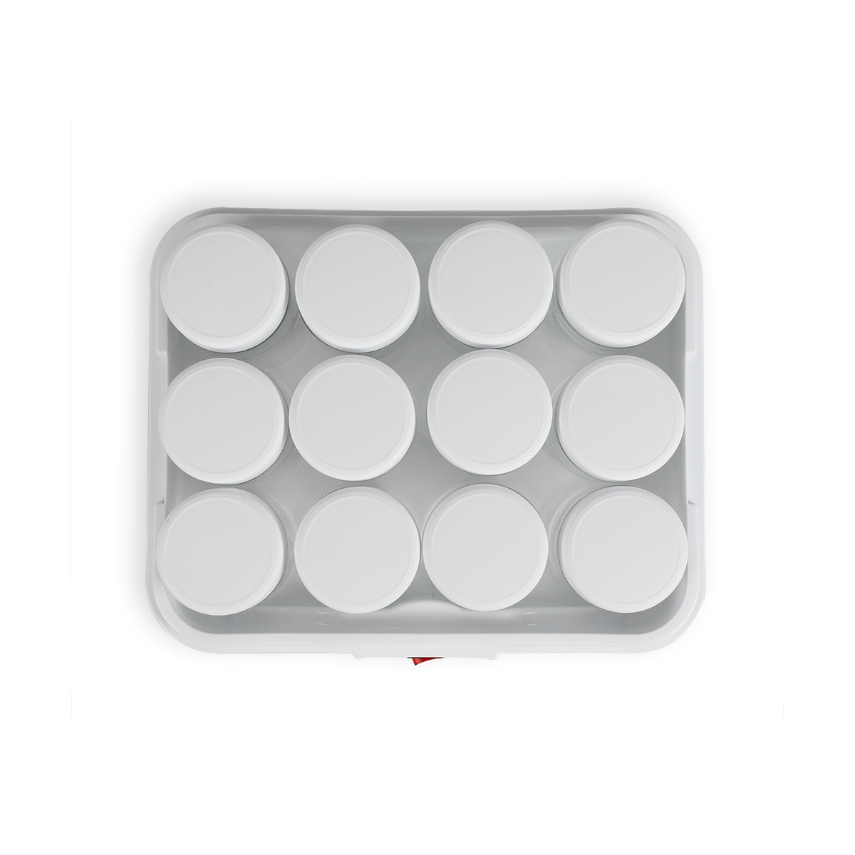 Yaourtière Fromagère 12 Pots Dop156 blanc, LIVOO