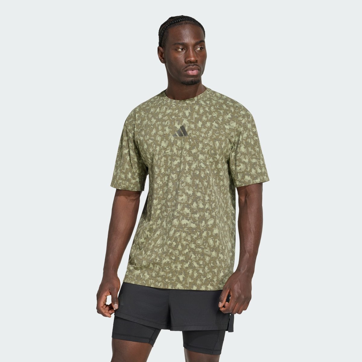 T-Shirt De Trail Imprimé Climacool+ Terrex® Xploric T-Shirt De Trail Imprimé Climacool+ Terrex® Xploric tent green / olive strata, adidas Performance