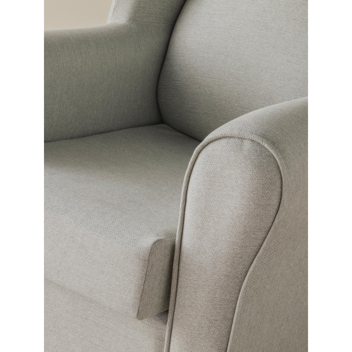 Fauteuil Tapissé - HILDE gris, KENAY