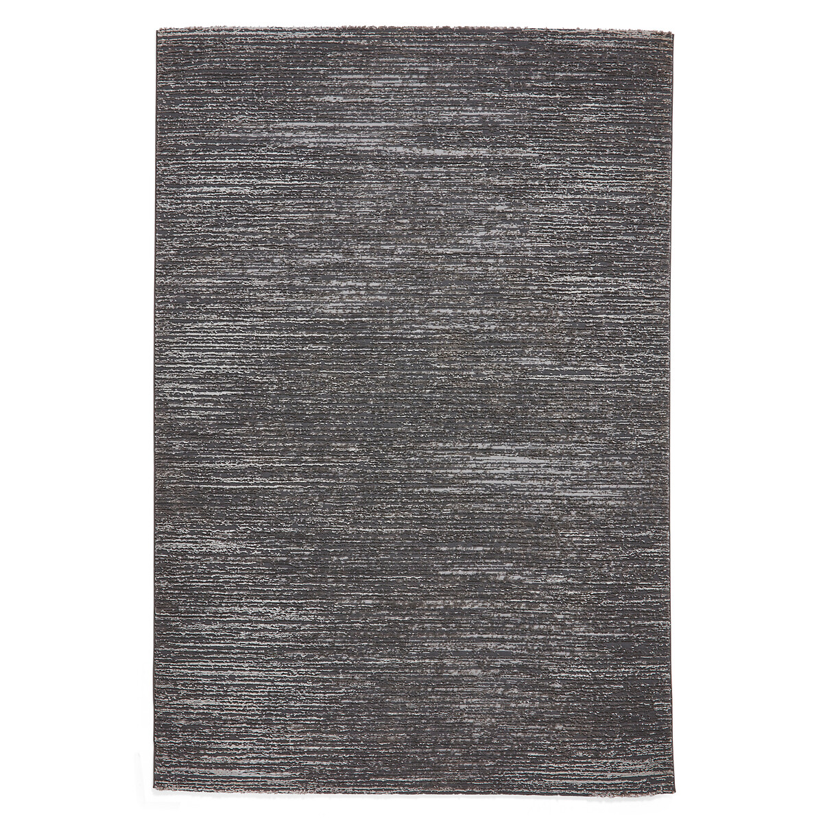 Textured Stripe Super Soft Washable Rug charcoal, SO'HOME