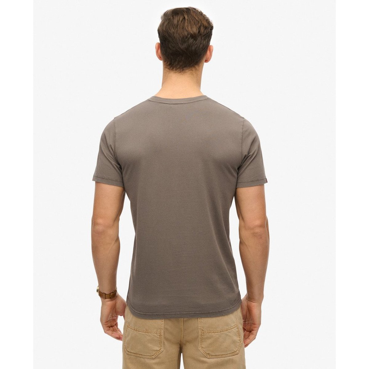 T-shirt décontracté Vintage Logo Workwear noir vintage, SUPERDRY