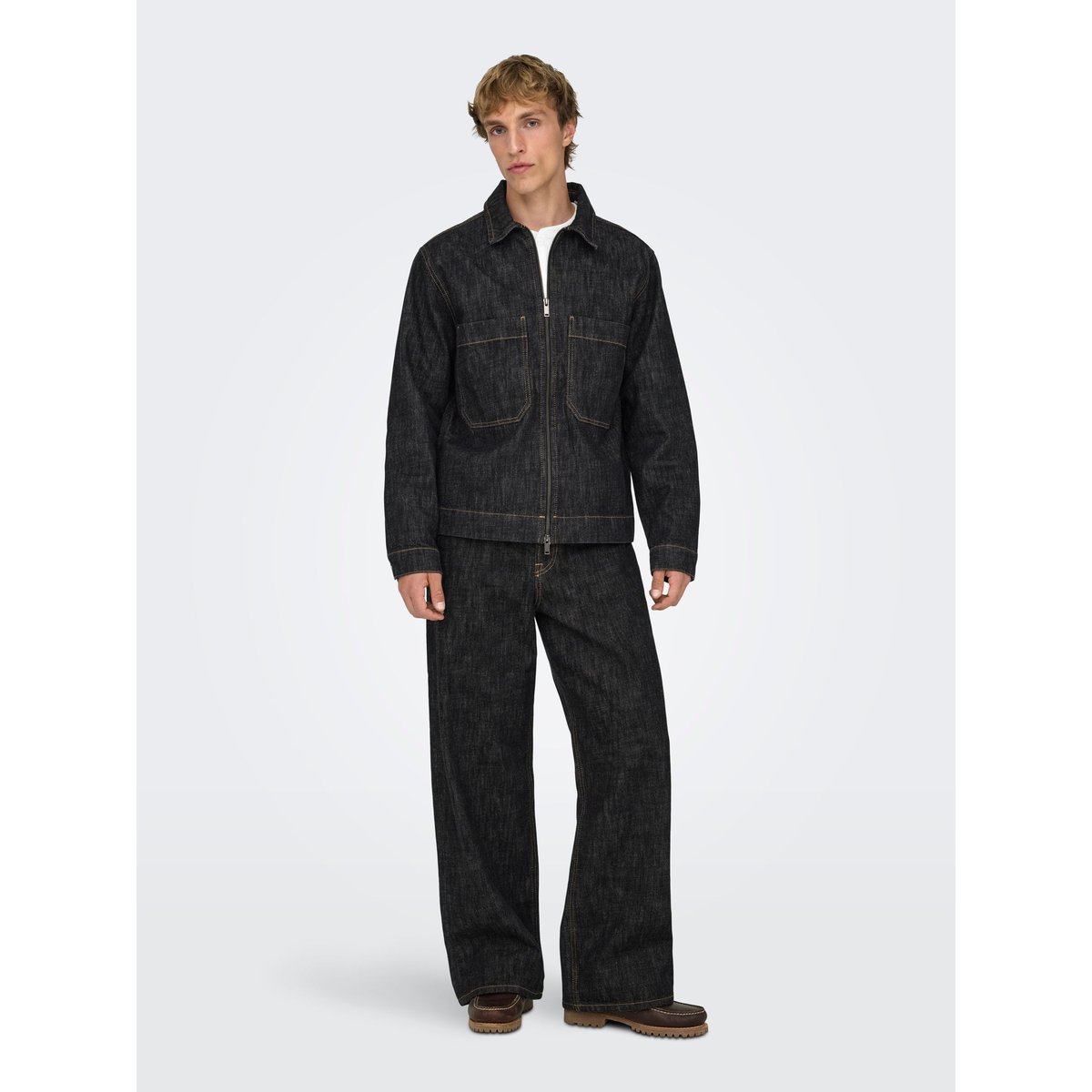 Veste En Jean black denim, ONLY & SONS