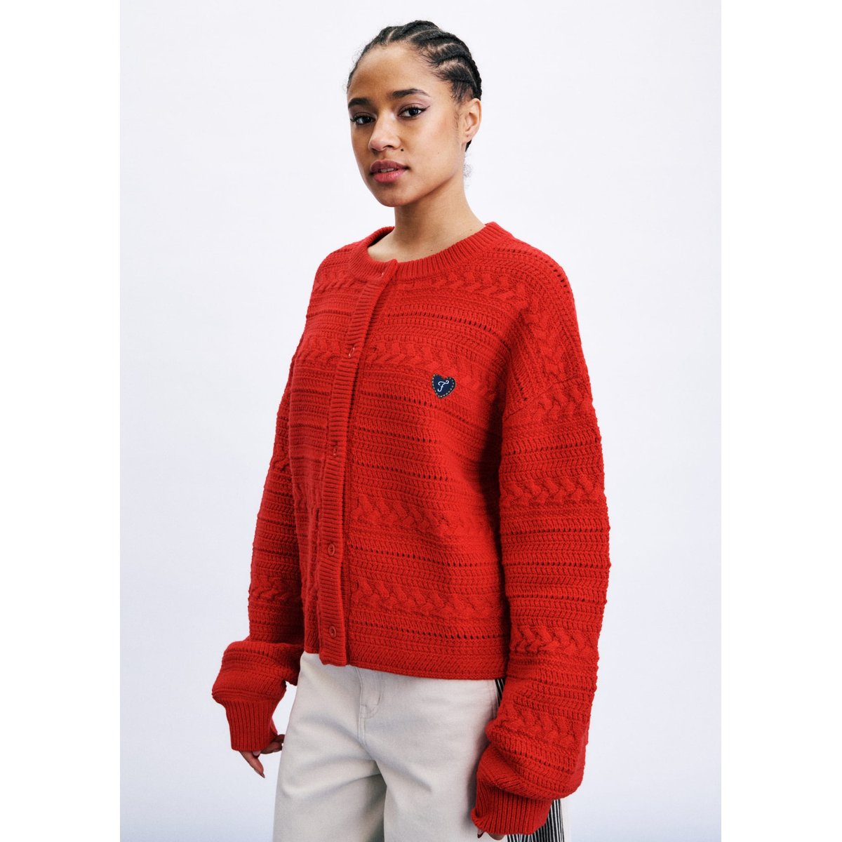 Cardigan Daigoji DAIGOJI rouge, FRNCH