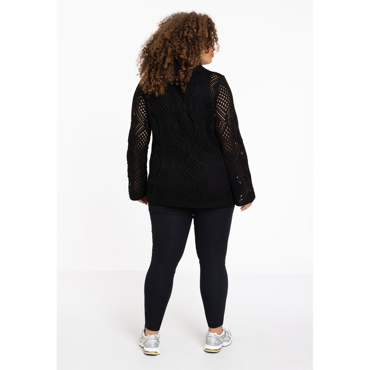 Top avec manches longues noir, YOEK