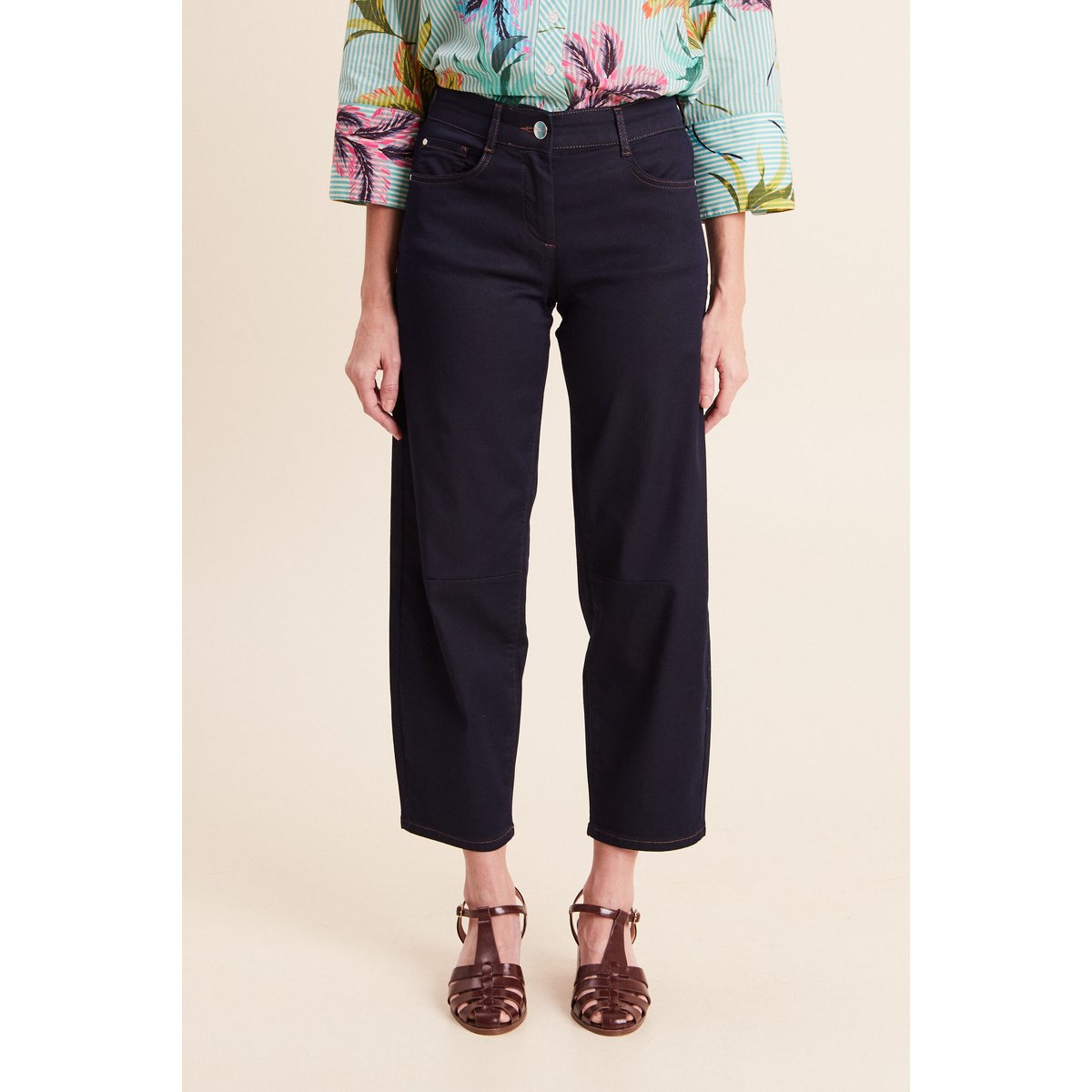 Pantalon magique Le Léger coupe barrel denim brut, BREAL