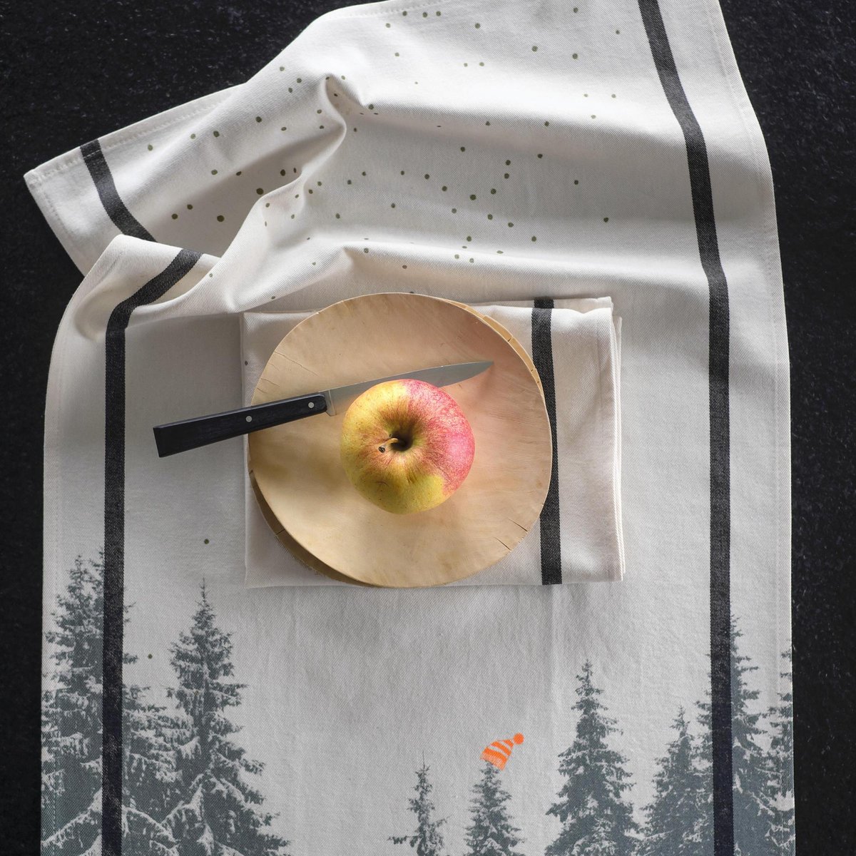 Torchon Bertille blanc, LA CERISE SUR LE GATEAU