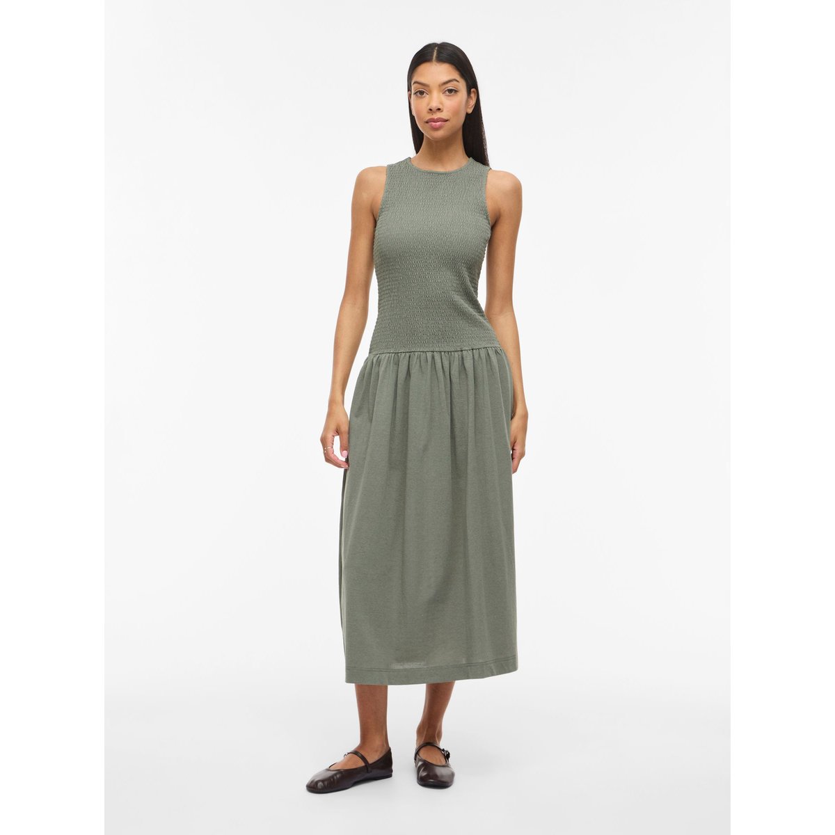 Robe Mi-Longue laurel wreath, VILA