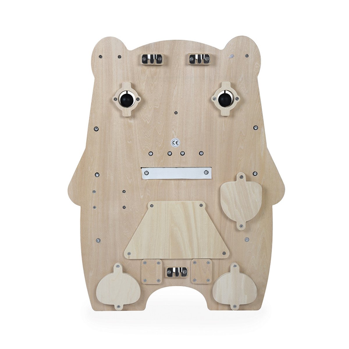 Panneau D'activités En Bois Busy Board Ourson blanc, JANOD