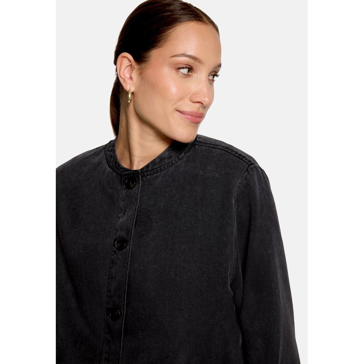 Blouson à manches longues black denim, ZERO