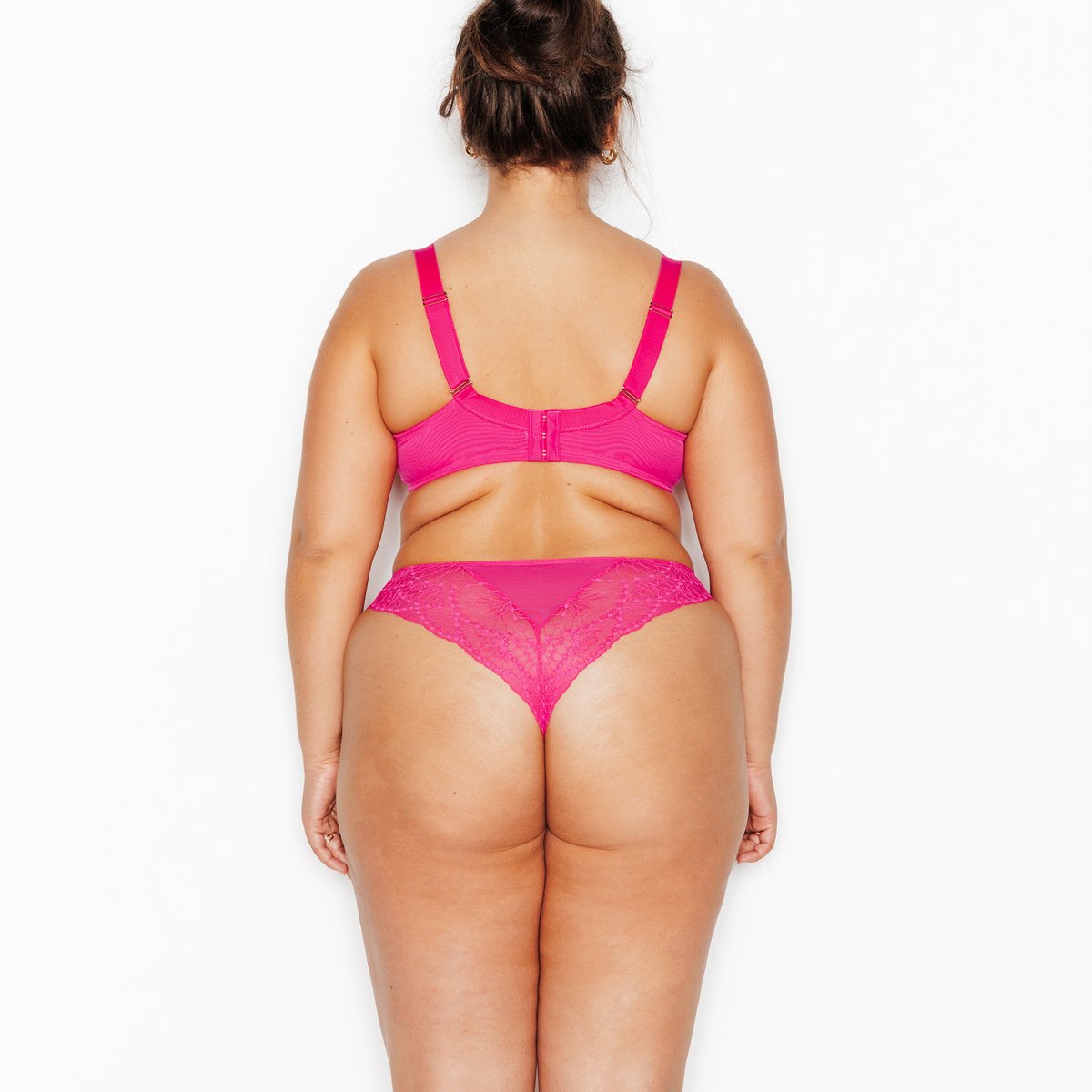 Tanga HERMINE+ fuchsia, ROUGEGORGE LINGERIE