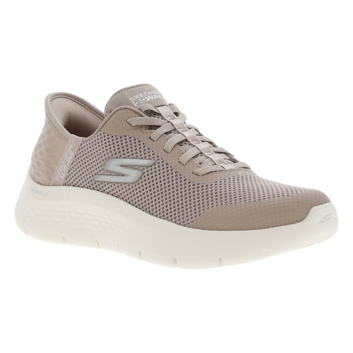 Baskets Go Walk Flex Slip Ins taupe, SKECHERS