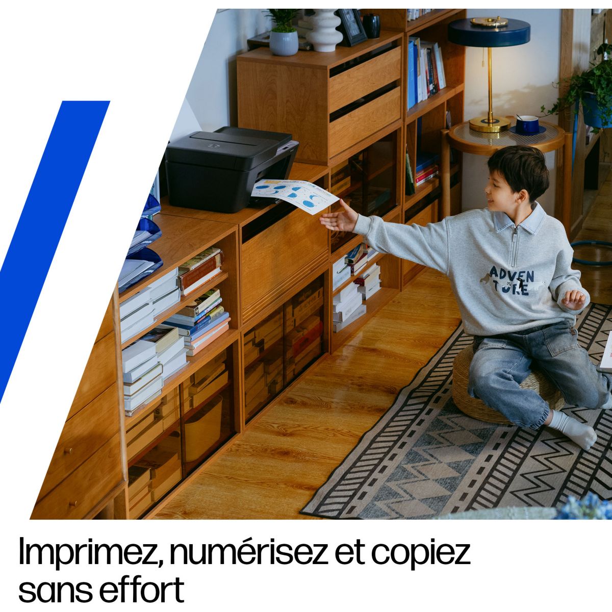 Imprimante jet d'encre DeskJet 4330 éligible Instant Ink couleur unique, HP