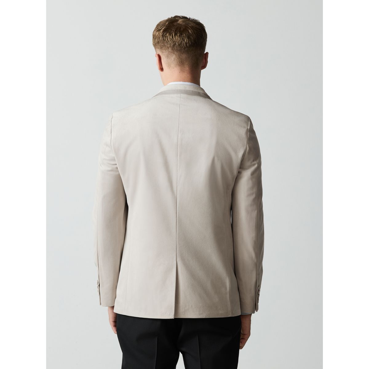 Blazer en velours blanc cassé, NEXT