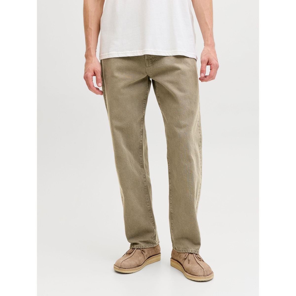 Jean À Coupe Loose covert green, JACK & JONES