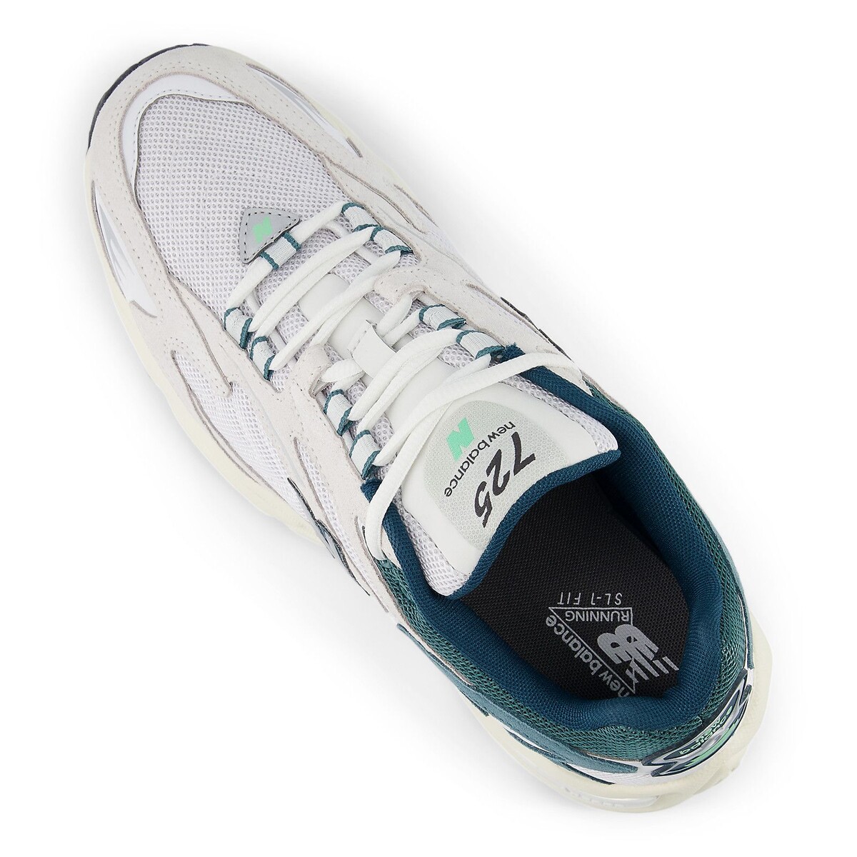 Baskets 725 blanc/vert, NEW BALANCE