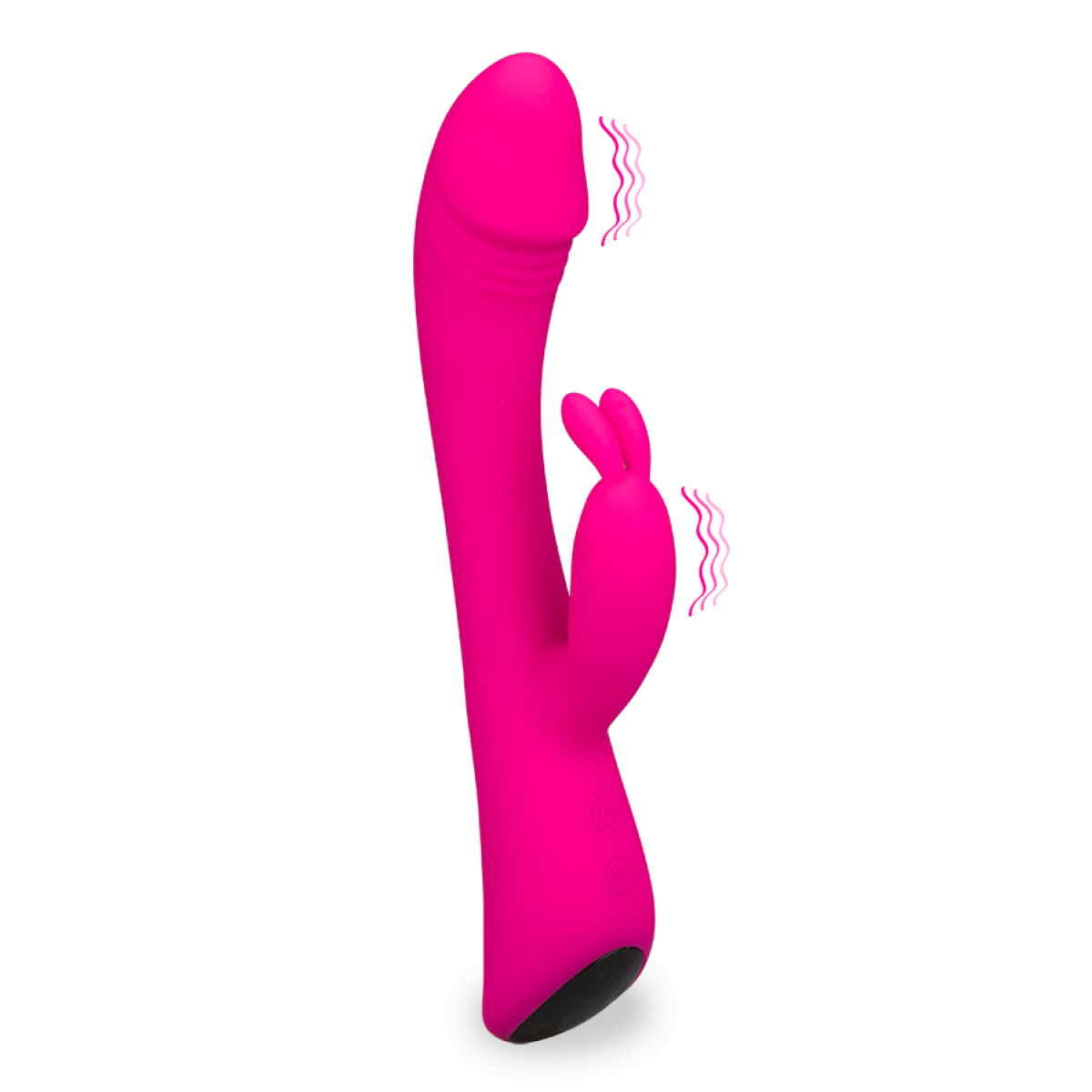 Vibromasseur puissant rabbit Lucky Bunny rose, LOVE AND VIBES