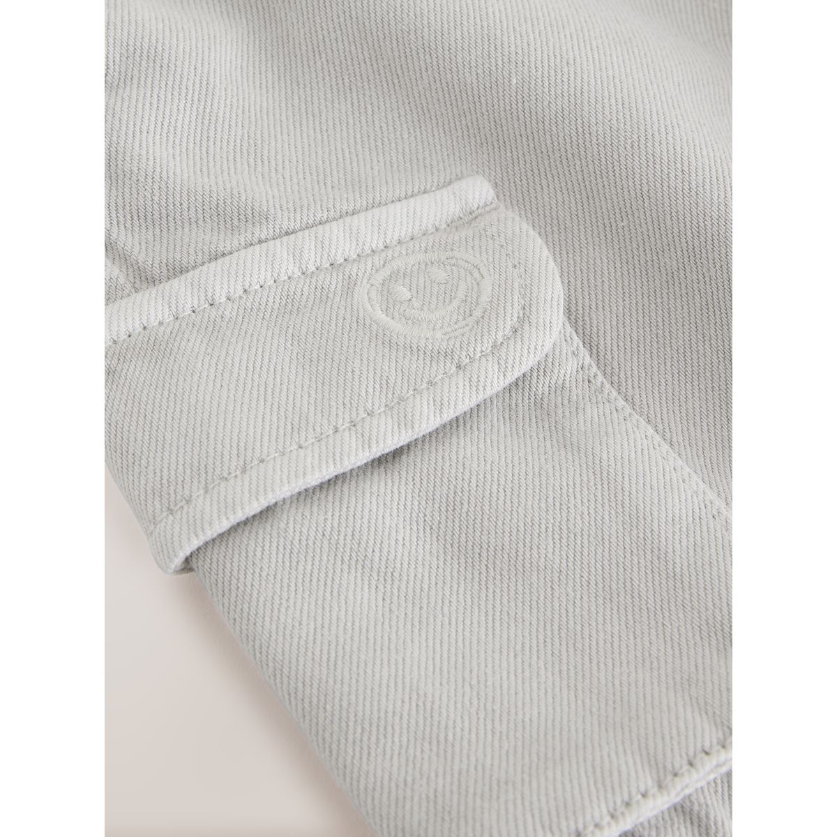 Jean cargo coton gris, NEXT