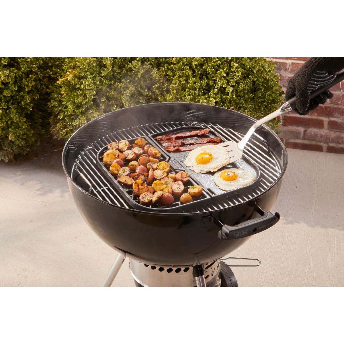 Plancha pour barbecue MULTI CUISSON POUR GBS noir, WEBER