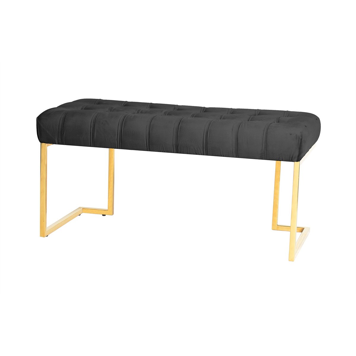Banquette RARITY noir ébène et doré, ARTE ESPINA